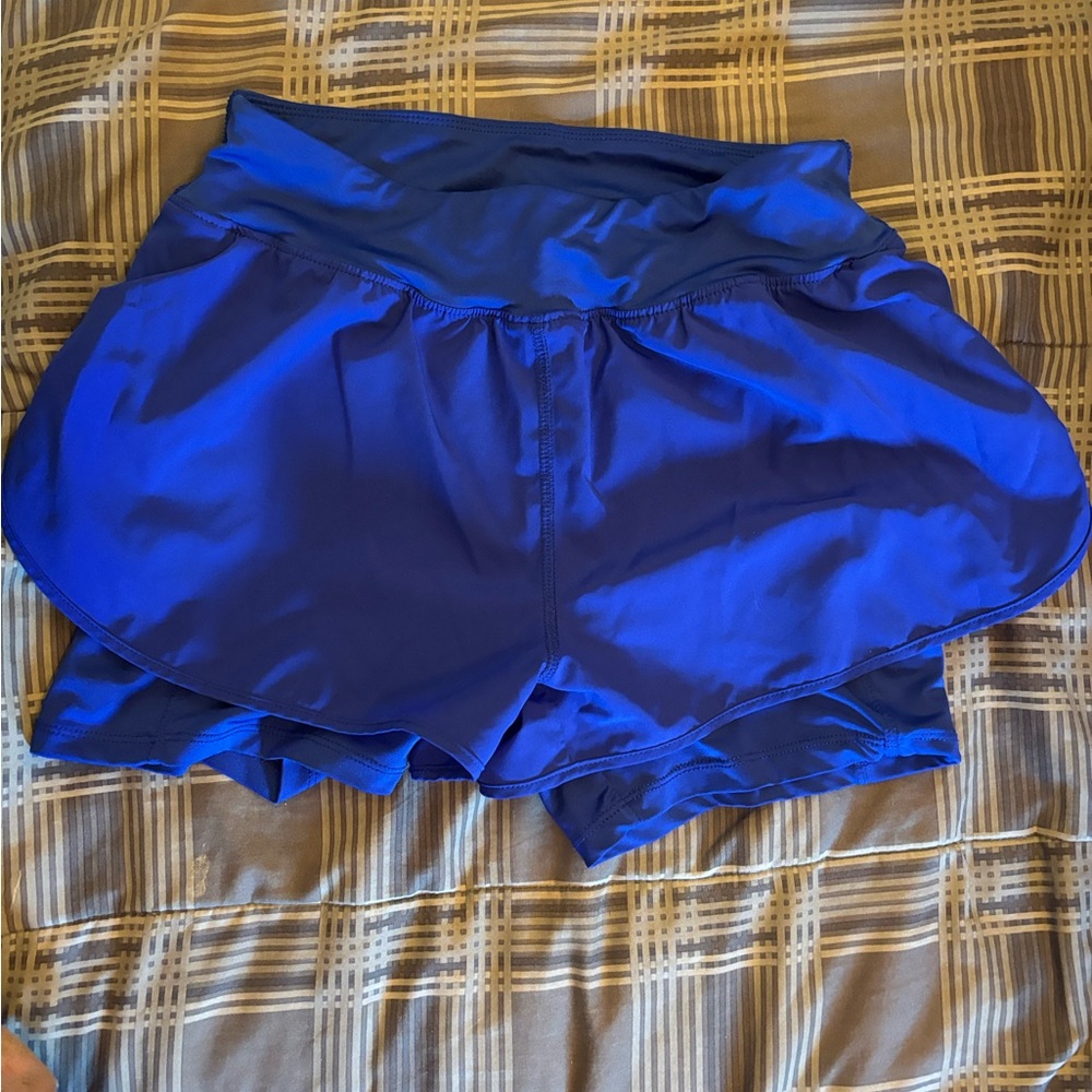 Blue Workout Shorts